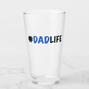 #DAD LIFE 16OZ TUMBLER PINT GLASS