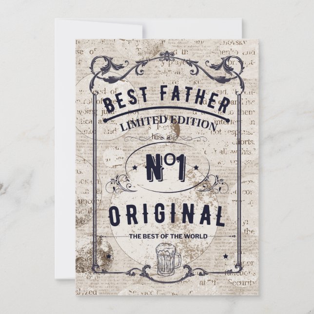 Dad Life, Best Life Invitation (Front)