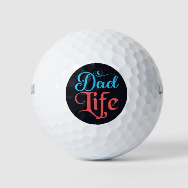Dad Life Golf Balls (Front)