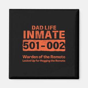 Dad Life Prisoner Inmate Funny Jail Halloween Cost Magnet
