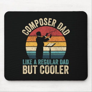 Dad Like Regular Dad But Cooler Father39s Day  Mouse Pad