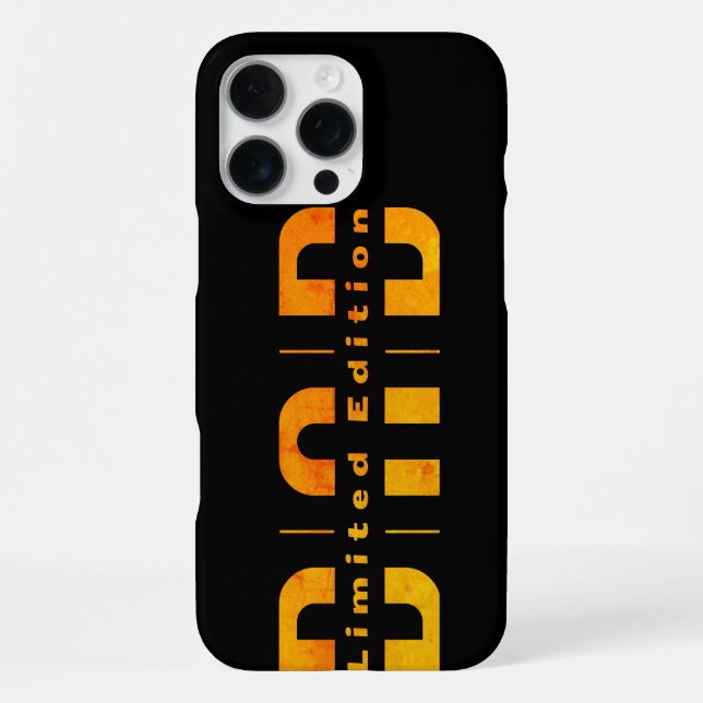 Dad Limited Edition: Fatherhood as Visible Feeling iPhone Case (Back)