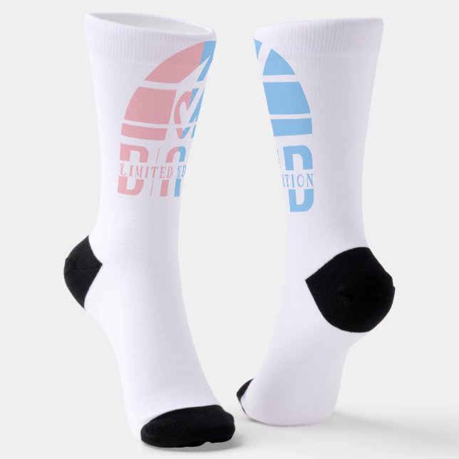 Dad Limited Edition: Father's Unconditional Love Socks (Angled)