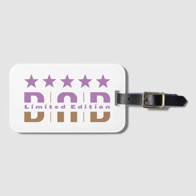 Dad Limited Edition Luggage Tag (Front Horizontal)