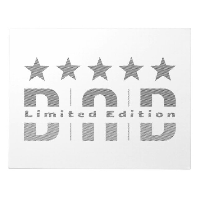 Dad Limited Edition Notepad (Front)