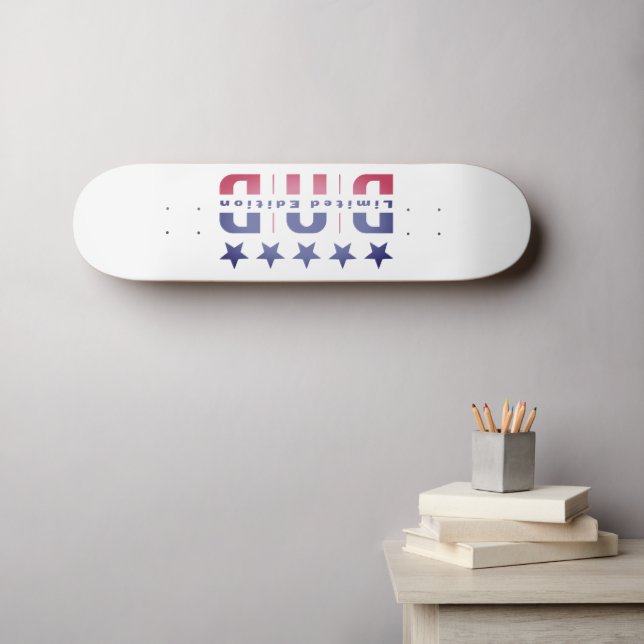 Dad Limited Edition Skateboard (Wall Art (Horz))
