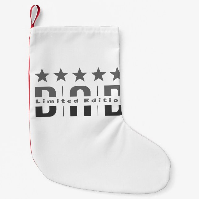 Dad Limited Edition Small Christmas Stocking (Front)