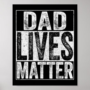 Dad Lives Problem Fathers Day Dad Life Shirt Poster