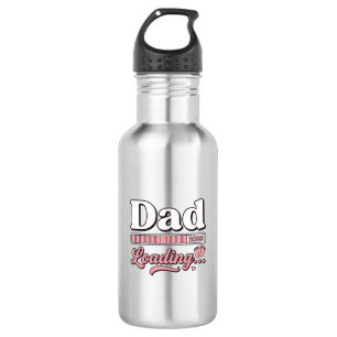 Dad Loading 2025 Baby Announcement Vintage Shirt D 532 Ml Water Bottle