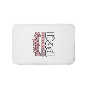 Dad Loading 2025 Baby Announcement Vintage Shirt D Bath Mat