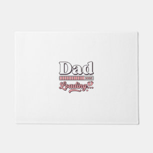 Dad Loading 2025 Baby Announcement Vintage Shirt D Doormat
