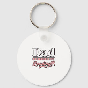Dad Loading 2025 Baby Announcement Vintage Shirt D Key Ring