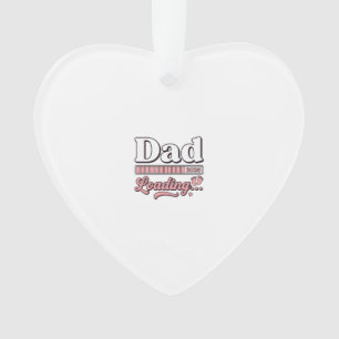 Dad Loading 2025 Baby Announcement Vintage Shirt D Ornament