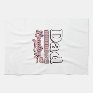 Dad Loading 2025 Baby Announcement Vintage Shirt D Tea Towel