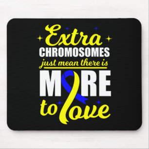 Dad Love World Down Syndrome Day Women Kids Mouse Pad