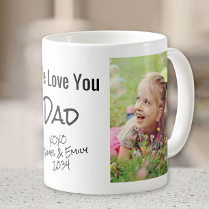 Dad Love You Photo Coffee Mug