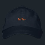Dad Lovely Hat Cute looking Father<br><div class="desc">Celebrate Father's Day with our embroidered “DAD” Dad Hat, a stylish and comfortable choice for any father figure. Navy Colour with gold colour text trucker father name hat or cap. Being a dad isn't just a role, it's an identity, an honour, a journey. Our DAD leather patch trucker hat is...</div>