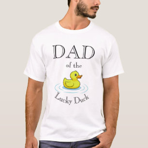 Dad Luck Duck T-Shirt 1st Birthday Outfit