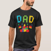 Dad Master Builder Building Blocks Bricks Matching