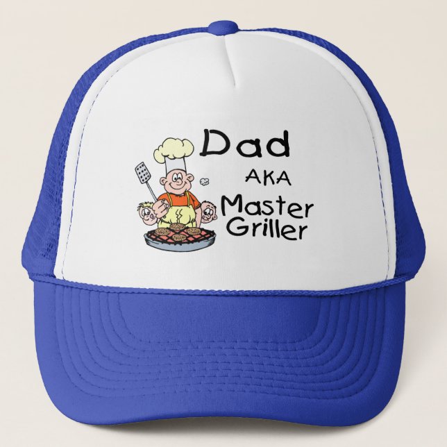 Dad Master Griller Trucker Hat (Front)