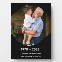 Dad Memorial Tabletop Plaque with Easel