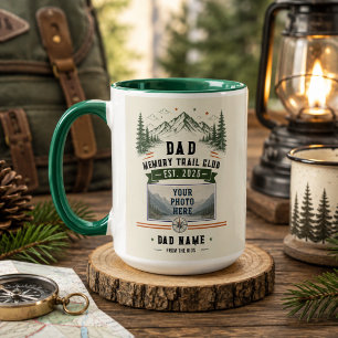 Dad Memory Trail Club Father’s Day Photo Mug