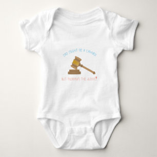 Dad Might Be Lawyer But Mummy's The Judge! Baby Bodysuit