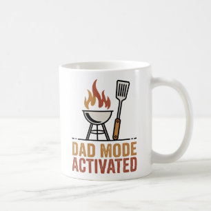 Dad Mode Activated Fatherhood Humor Design Coffee Mug