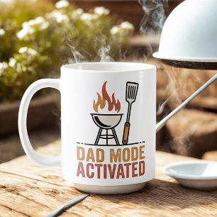 Dad Mode Activated   Fatherhood Humor Design   Coffee Mug