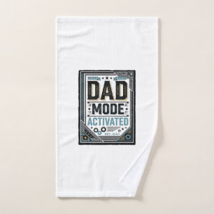 Dad Mode Activated Vintage Engraving Shirt Design_ Hand Towel