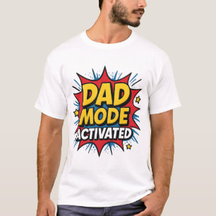 dad mode active funny gift dad tshirt