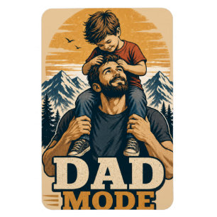 Dad Mode Father's Day Shirt Magnet