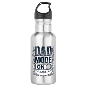 Dad Mode On Vintage Engraving Shirt Design_1 532 Ml Water Bottle