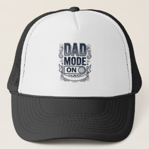 Dad Mode On Vintage Engraving Shirt Design_1 Trucker Hat
