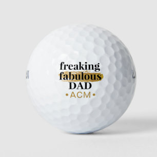 Dad Monogram Golf Balls are Freaking Fabulous