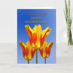 Dad, Mother's Day card, tulips full of sunshine Card