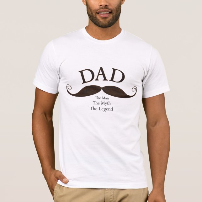 Dad Moustache Shirt (Front)