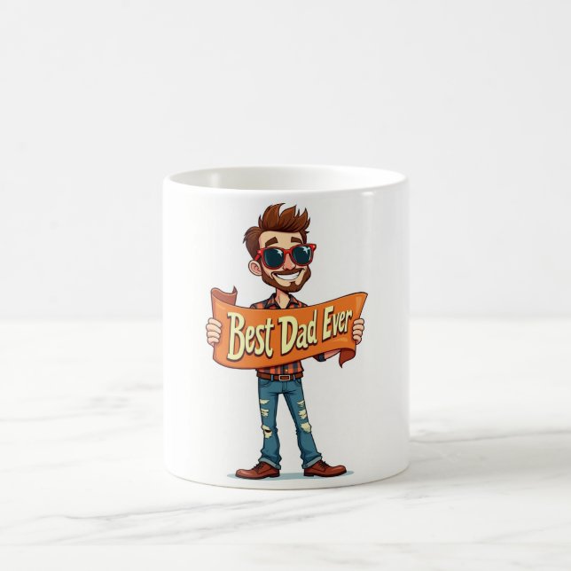 Dad Mug ☕ Funny Retro Father’s Day Gift (Center)