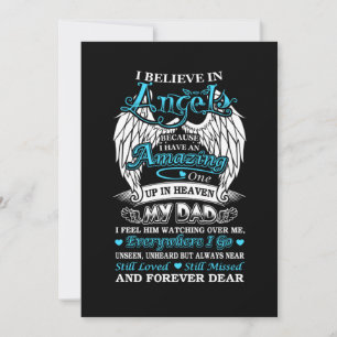 Dad my guadian angel Tshirt - in memory of Dad Save The Date