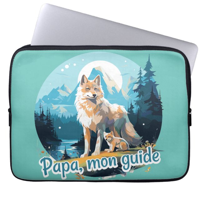 Dad, my guide laptop sleeve (Front)