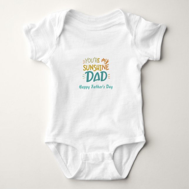 Dad: My Guiding Light Baby Bodysuit (Front)