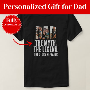 Dad Myth Legend Story Repeater T-Shirt