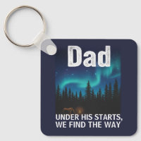 Dad Northern Lights Camping Customizable