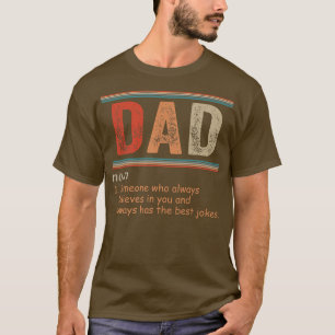 Dad Noun Definition Cute Father's Day Birthday Fat T-Shirt