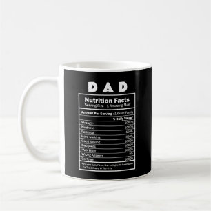 Dad Nutrition Fact Custom name Mug