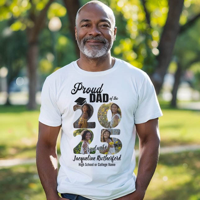 Dad of 2025 Graduate T-Shirt (Dad of 2025 Graduate T-Shirt)