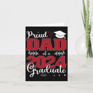 Dad Of A Cl Of 2024 Graduate For Graduation Card