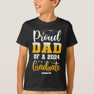 Dad Of A Cl Of 2024 Graduate Funny Senior Dad T-Shirt