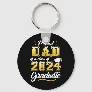 Dad Of A Cl Of 2024 Graduate Senior 24 Graduation Key Ring