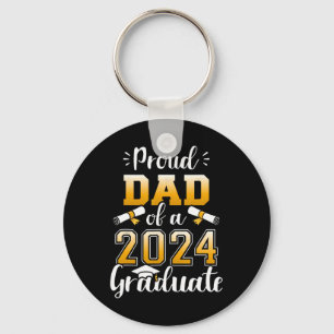 Dad Of A Cl Of 2024 Graduate Senior Graduation 202 Key Ring